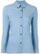 Isabel Marant Étoile Plain Shirt, Women's, Size: 40, Blue, Cotton/spandex/elastane