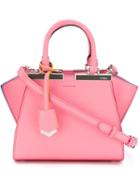 Fendi Mini '3jours' Crossbody Bag, Women's, Pink/purple