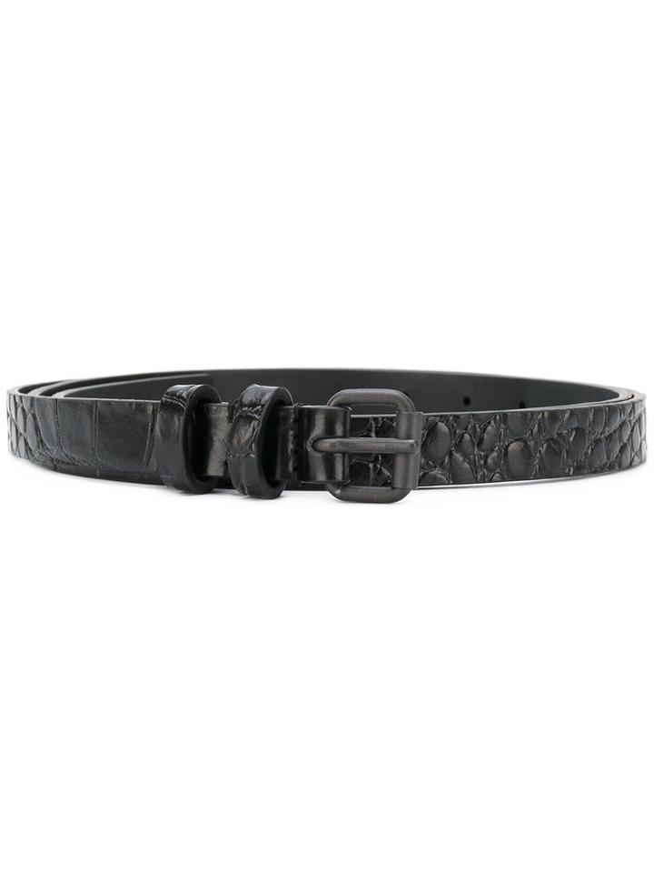 Haider Ackermann - Buckled Belt - Men - Leather - L, Black, Leather
