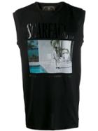Philipp Plein Tank Top Scarface - Black