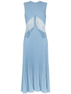 Beaufille Delaunay Lace Insert Dress - Blue
