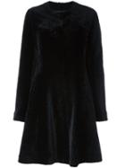 Giambattista Valli Lamb Fur Flared Coat