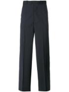 Diesel Black Gold Tailored Wide-leg Trousers, Men's, Size: 48, Polyester/wool/spandex/elastane