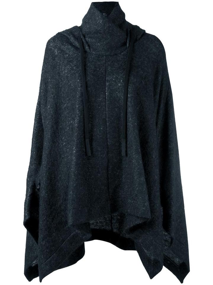 Lost & Found Ria Dunn Soft Poncho, Women's, Size: Medium, Black, Polyamide/modal/mohair/wool