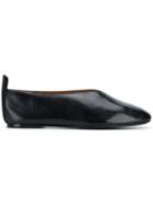 Joseph Pointed Toe Ballerinas - Black