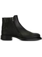 Ann Demeulemeester Side Zip Ankle Boots, Men's, Size: 42, Black, Leather