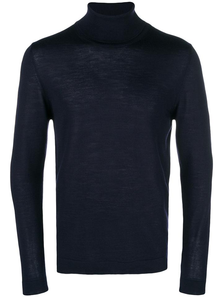Cenere Gb Roll Neck Sweater - Blue
