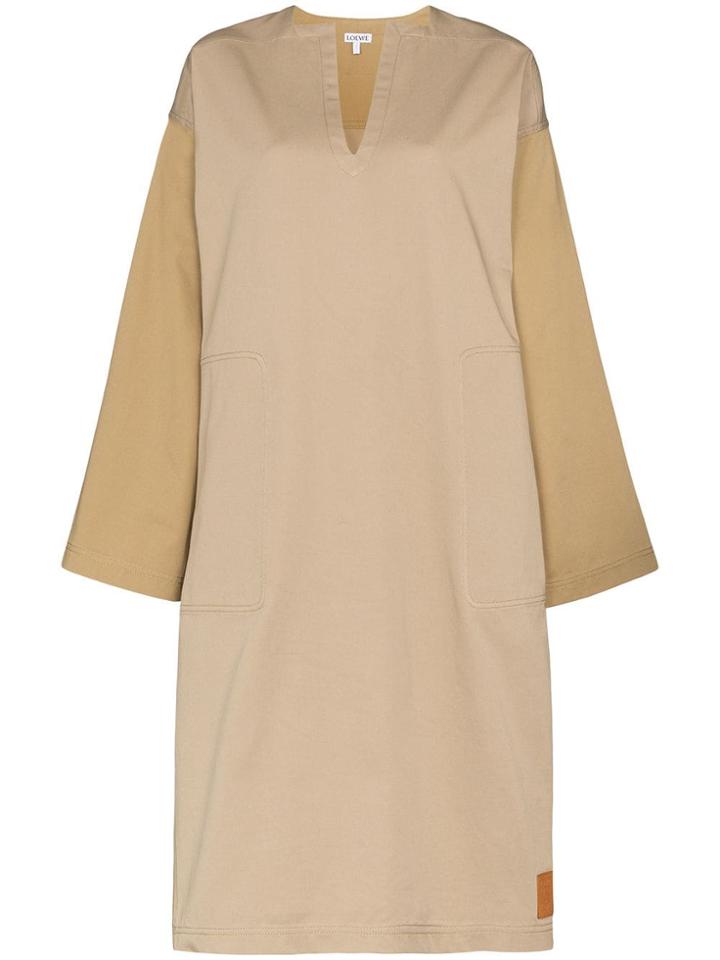 Loewe Midi Tunic Dress - Brown