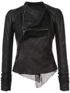 Rick Owens Double-breasted Jacket - Black
