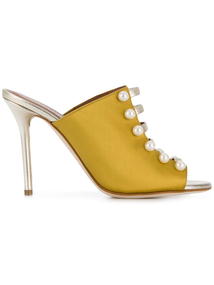 Malone Souliers Zada Mules - Yellow & Orange