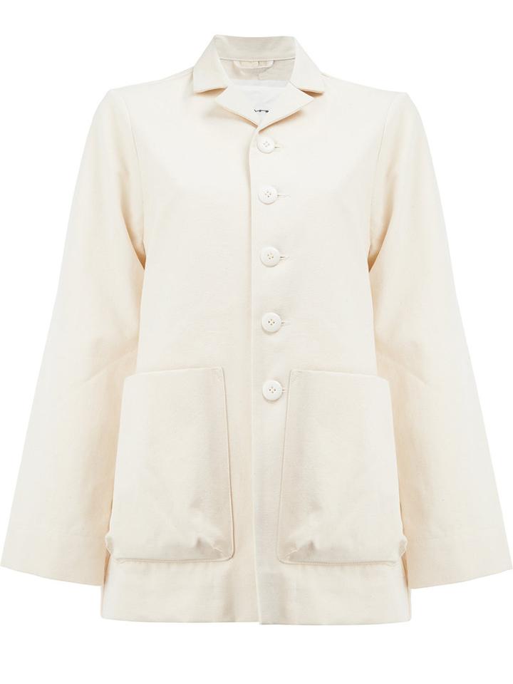 Toogood The Photographer Jacket, Women's, Size: 5, White, Cotton