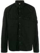 Cp Company Slim Patch Pocket Shirt - Black