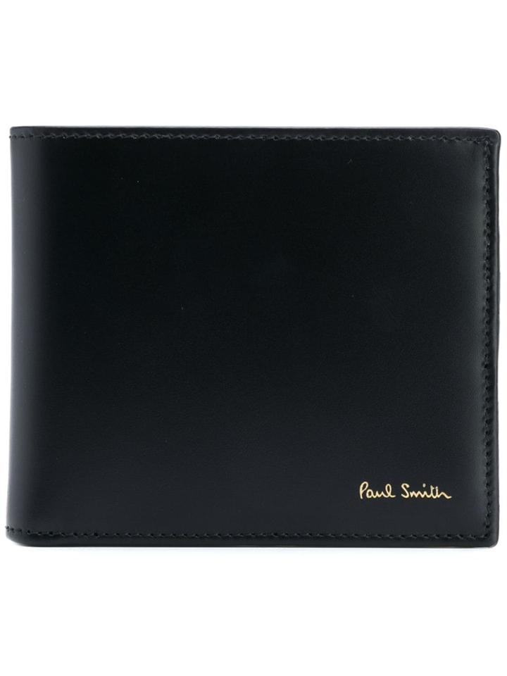 Paul Smith Signature Stripe Bifold Wallet - Black