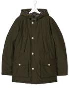Woolrich Kids Teen Classic Padded Parka - Green
