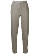 Loro Piana Cropped Slim Fit Trousers - Grey