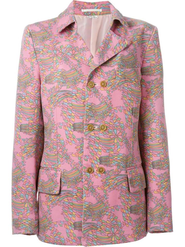 Comme Des Garçons Vintage Printed Double Breasted Jacket