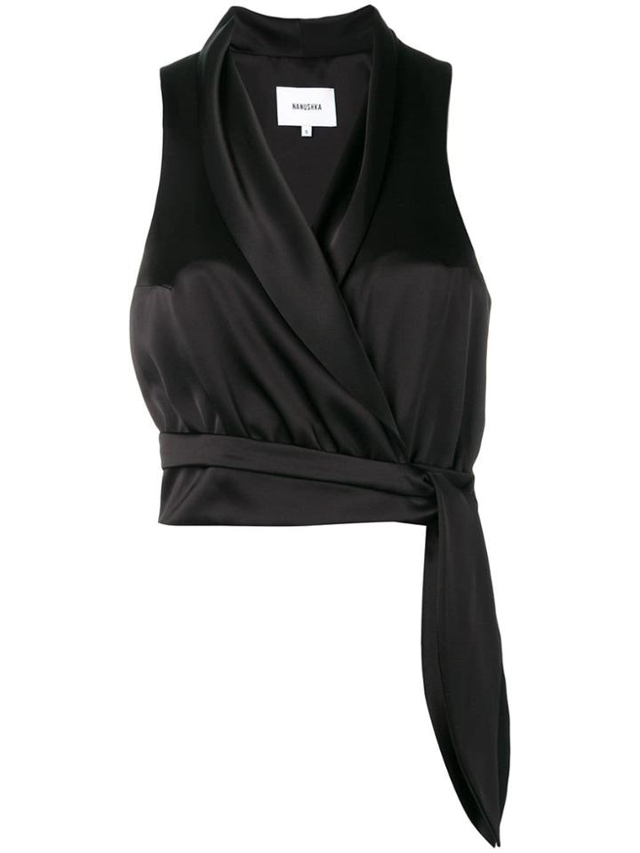 Nanushka V-neck Blouse - Black