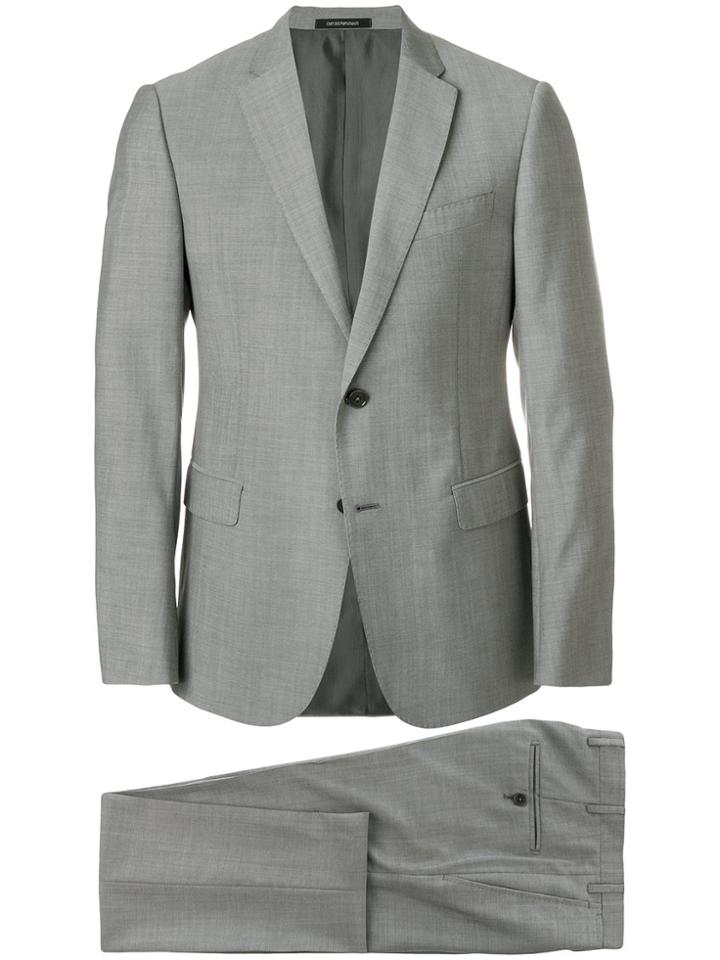 Emporio Armani Slim Fit Two-piece Suit - Grey