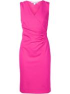 Diane Von Furstenberg Wrap Dress, Women's, Size: 6, Pink/purple, Viscose/polyamide/spandex/elastane