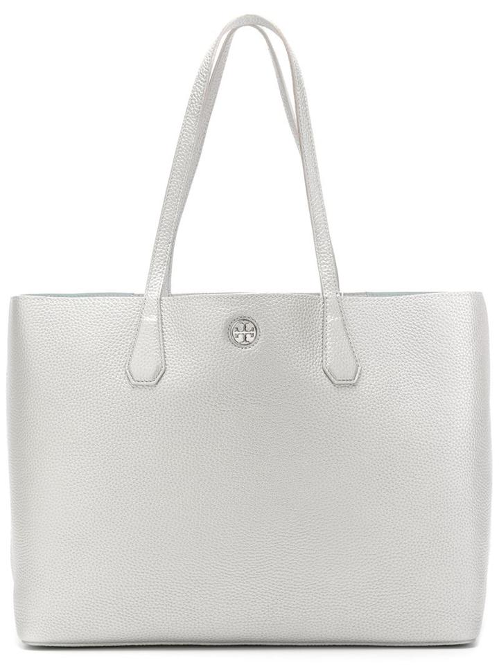 Tory Burch Large Tote, Women's, Grey, Leather