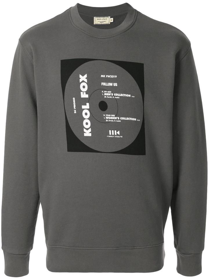 Maison Kitsuné Cd Cover Sweatshirt - Grey