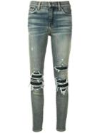 Amiri Ripped Detailed Jeans - Blue