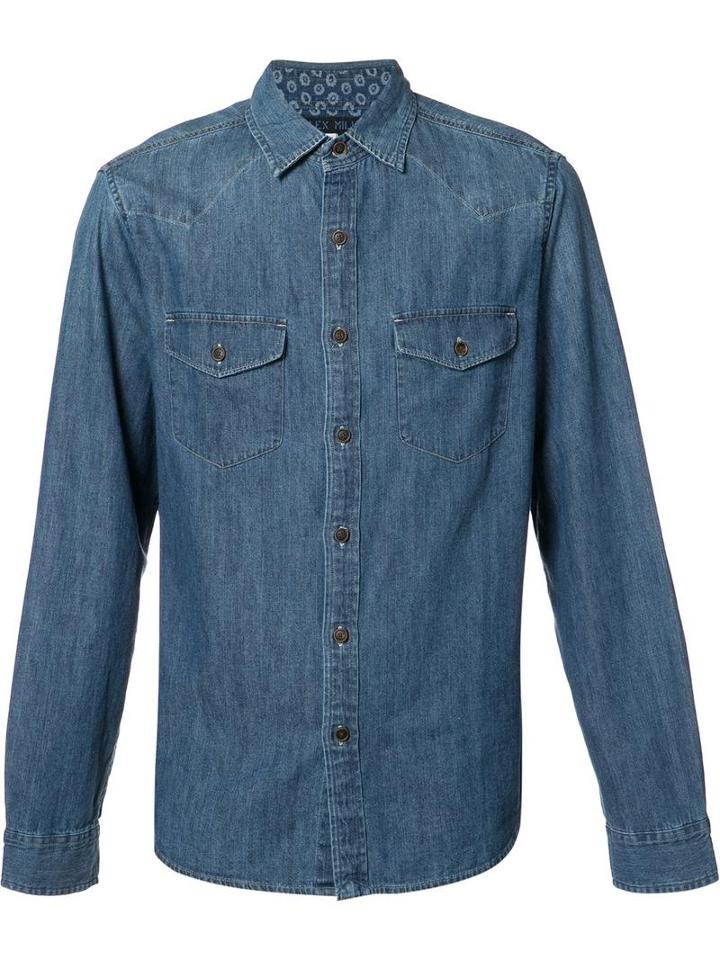 Classic Denim Shirt, Men's, Size: Medium, Blue, Cotton, Alex Mill