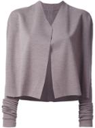 Rick Owens V-neck Cardigan - Grey