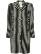 Versace Vintage Long Sleeve Coat Jacket - Grey