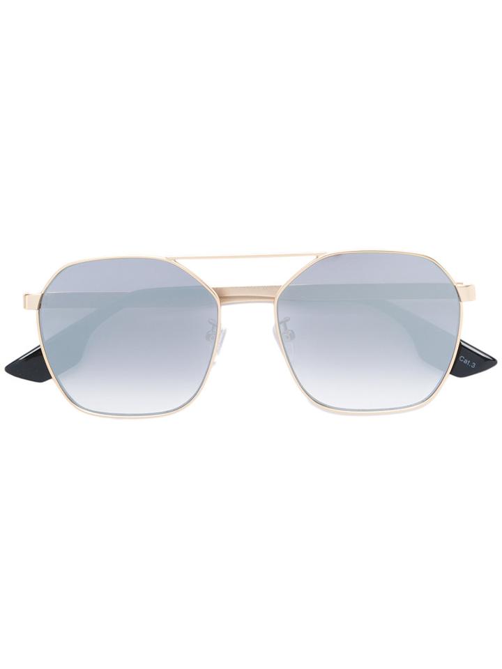 Mcq By Alexander Mcqueen Eyewear - Oversized Sunglasses - Unisex - Metal (other) - One Size, Grey, Metal (other)
