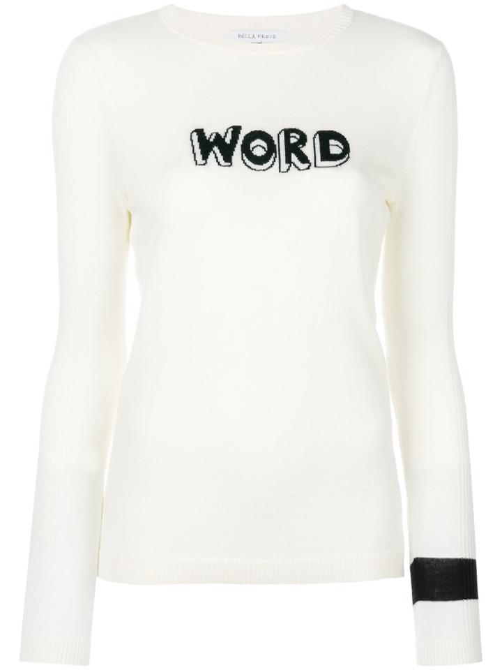 Bella Freud Word Jumper - Nude & Neutrals