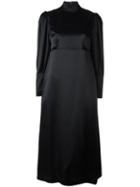 Simone Rocha - High Neck Dress - Women - Silk - 10, Women's, Black, Silk