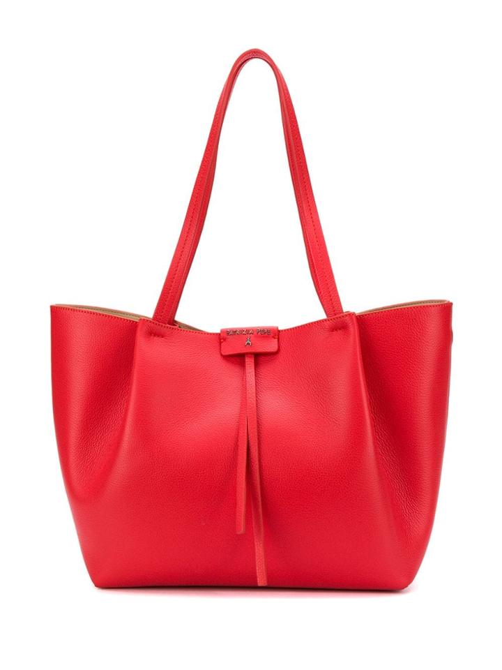 Patrizia Pepe Medium Shopping Bag - Red