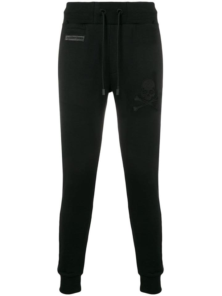 Philipp Plein Drawstring Waist Trousers - Black