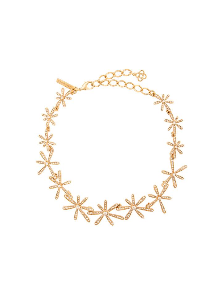 Oscar De La Renta Daisy Collar Necklace - Metallic