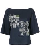 Alcaçuz Bell Sleeves Blouse - Blue