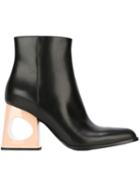 Marni Cut-out Heel Ankle Boots