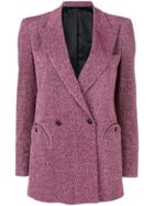 Blazé Milano Metallized Blazer - Pink