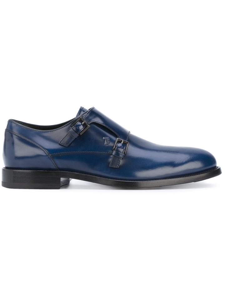 Tod's Classic Monk Shoes - Blue