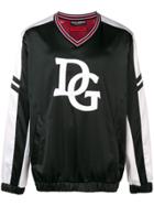 Dolce & Gabbana Athletic Style V-neck Jumper - Black