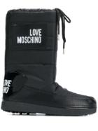 Love Moschino Quilted Shell Snow Boots - Black