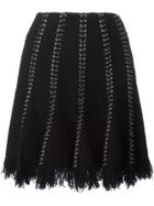 Alexander Wang Ring Pierced Skirt - Black