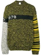 Calvin Klein Jeans Est. 1978 Colourblock Intarsia Sweater - Black