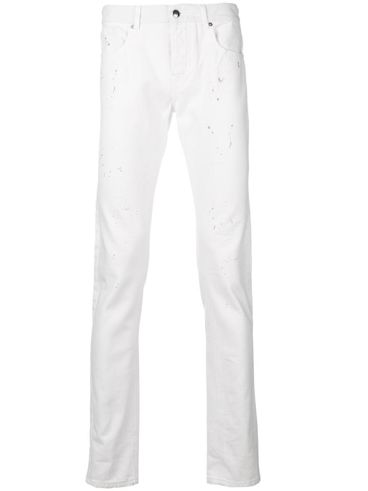 Les Hommes Urban Second Skin Jeans - White
