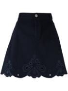 See By Chloé Embrodiered A-line Skirt