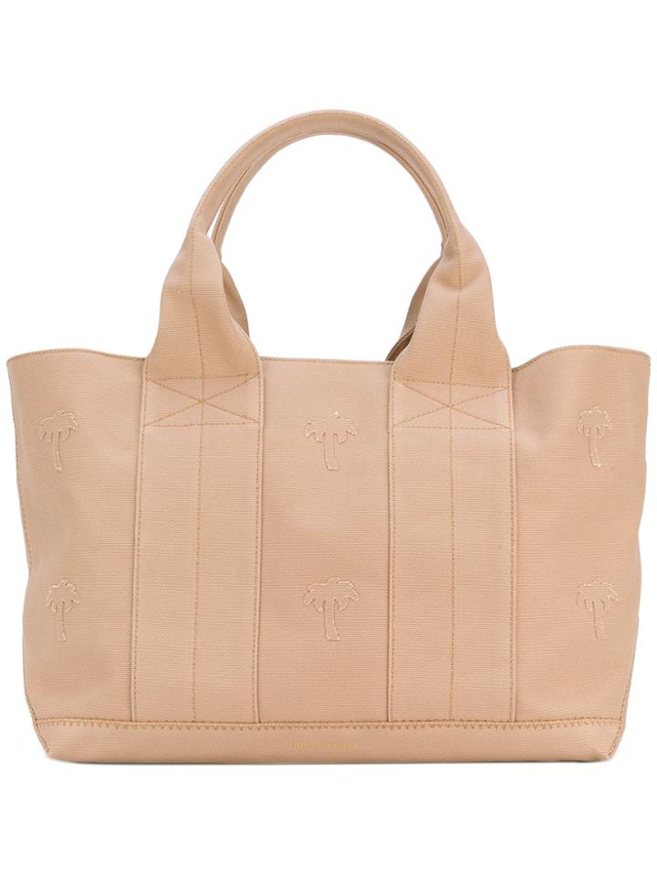 Tomas Maier Canvas Tote - Nude & Neutrals