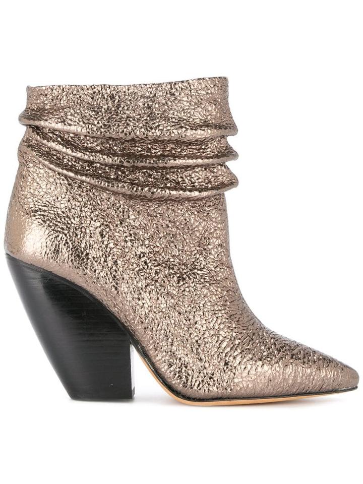 Iro Metallic Ankle Boots
