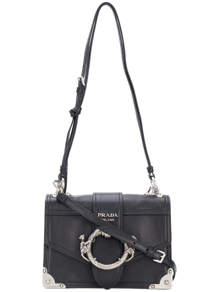 Prada Cahier Cross Body Cag - Black