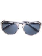 Courrèges Round Frame Sunglasses - Black