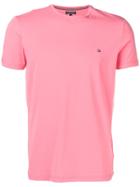 Tommy Hilfiger Logo-embroidered T-shirt - Pink